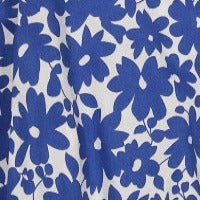 India Shoulder Tie Sundress Blue Poppy