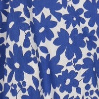 Gabriela Circle Skirt Dress Blue Poppy