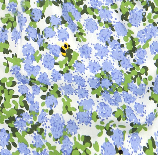 Gabriela Circle Dress Blue Hydrangea