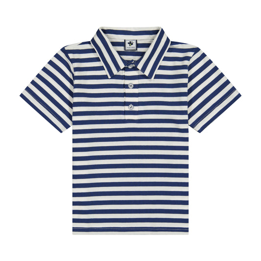 Boys Short Sleeve  Polo Varsity Stripe