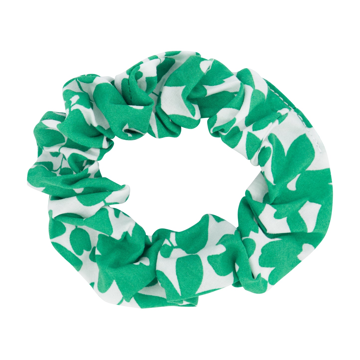 Preppy Scrunchy Green Poppy