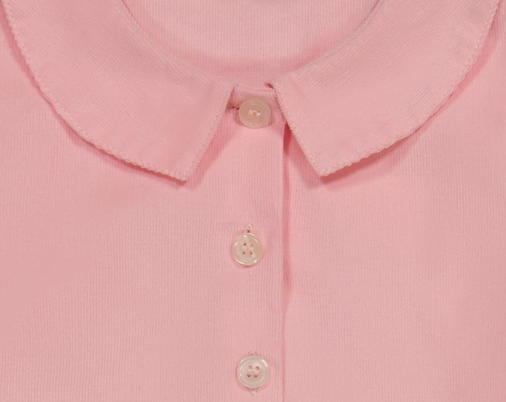 Charlotte Point Collar Dress Soft Pink Corduroy