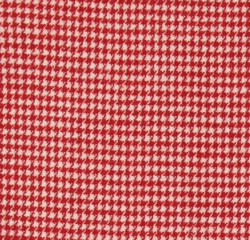Morgan Classic Shift Dress Red Houndstooth Check