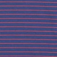 Boys Short Sleeve Polo Navy Mini Red Stripe