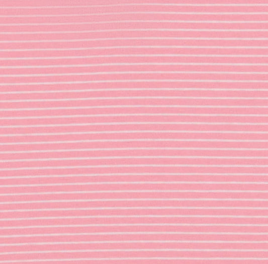 Colette Flutter Sleeve Top Pink Mini Stripe