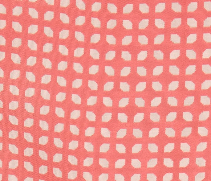 Grace Ruffle Sleeve Shift Dress Coral Daisy Brocade