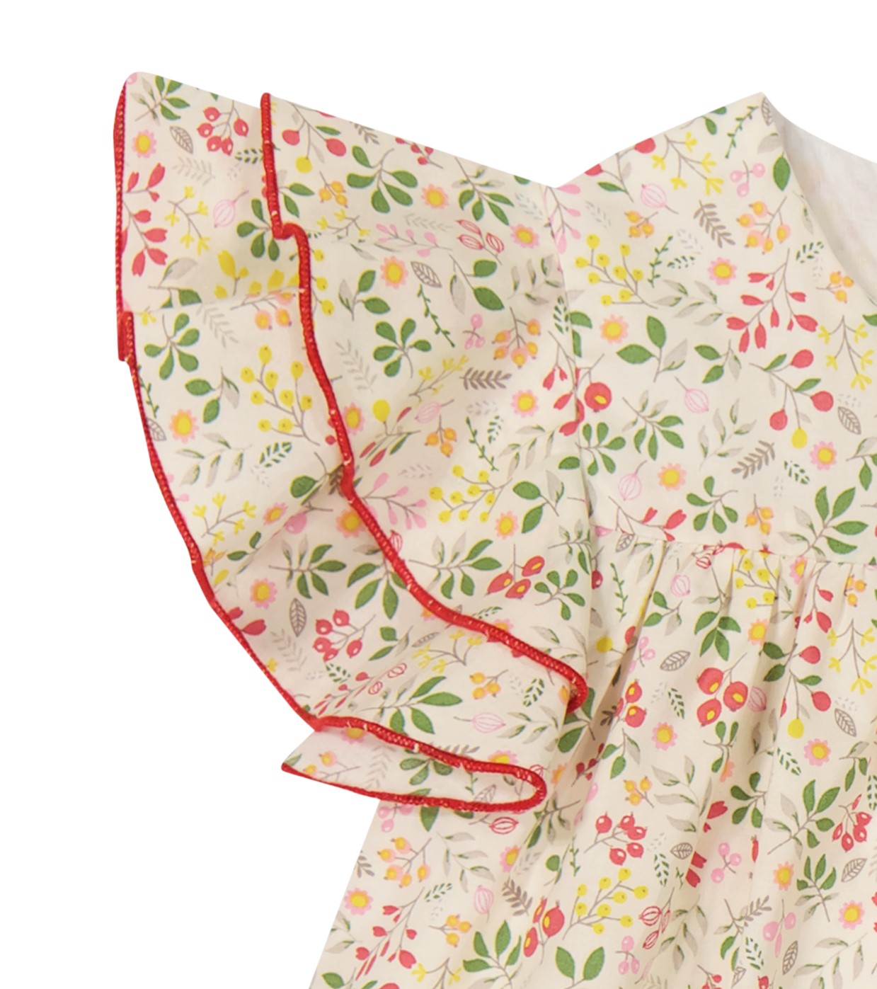 Maeve Ruffle Sleeve Baby Dress Flora
