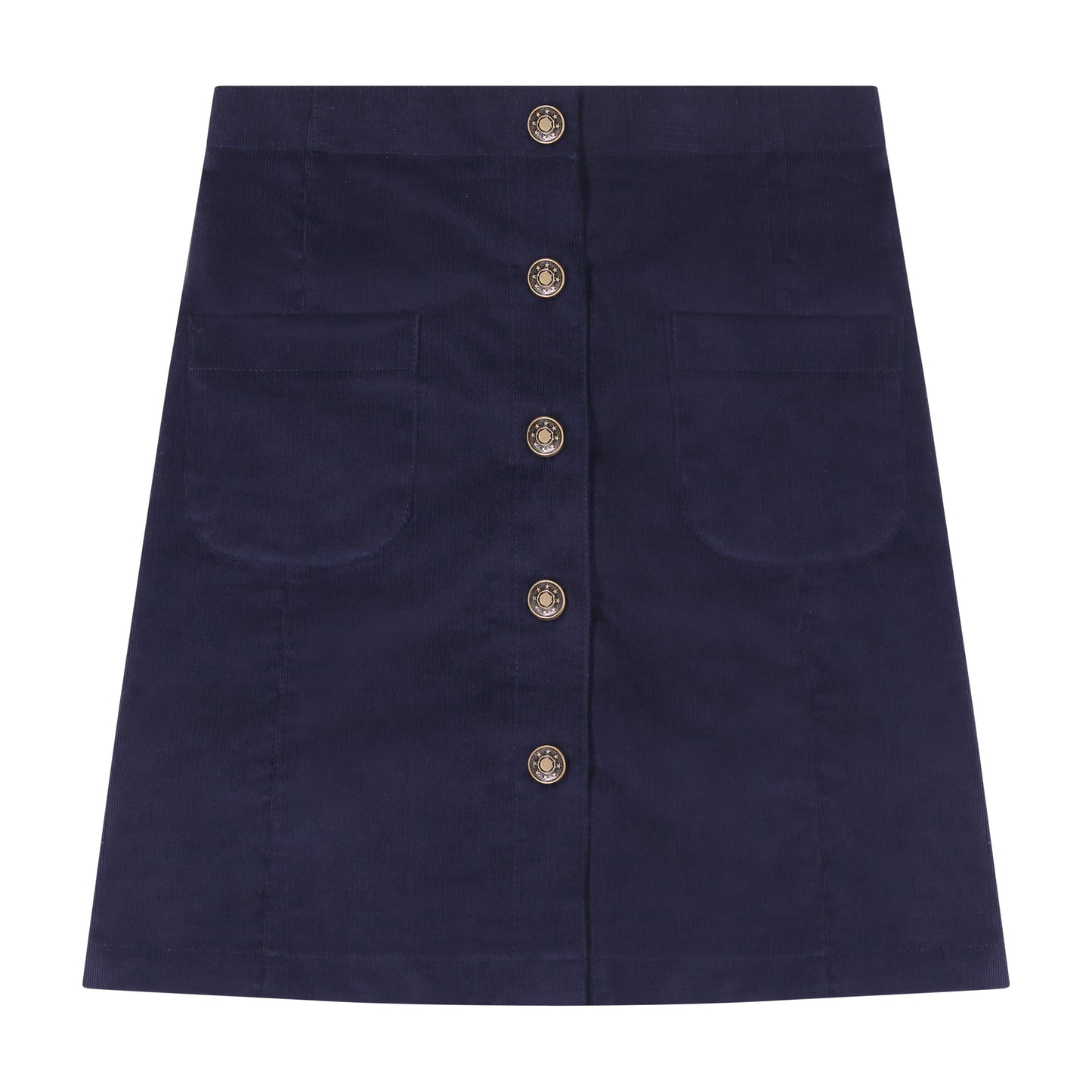Janie Tween Mini Skirt Navy Corduroy