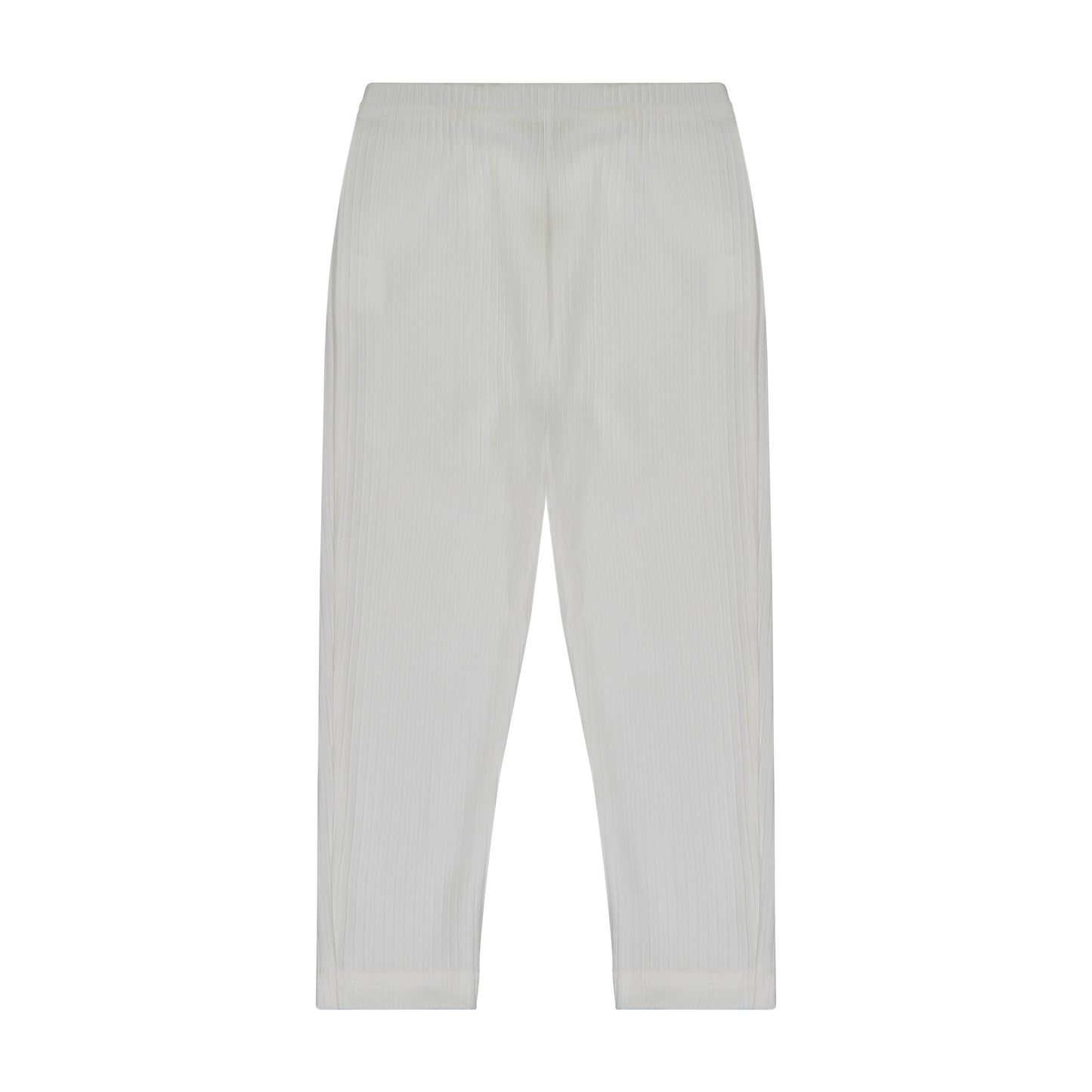 Leggings Cream Ribbed Knit