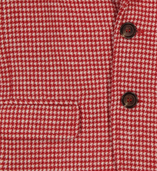 Mac Boys Classic Blazer Red Houndstooth Check