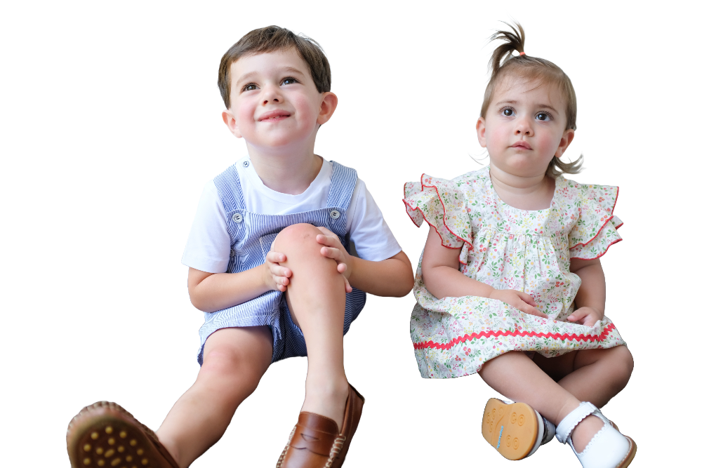 Maeve Ruffle Sleeve Baby Dress Flora