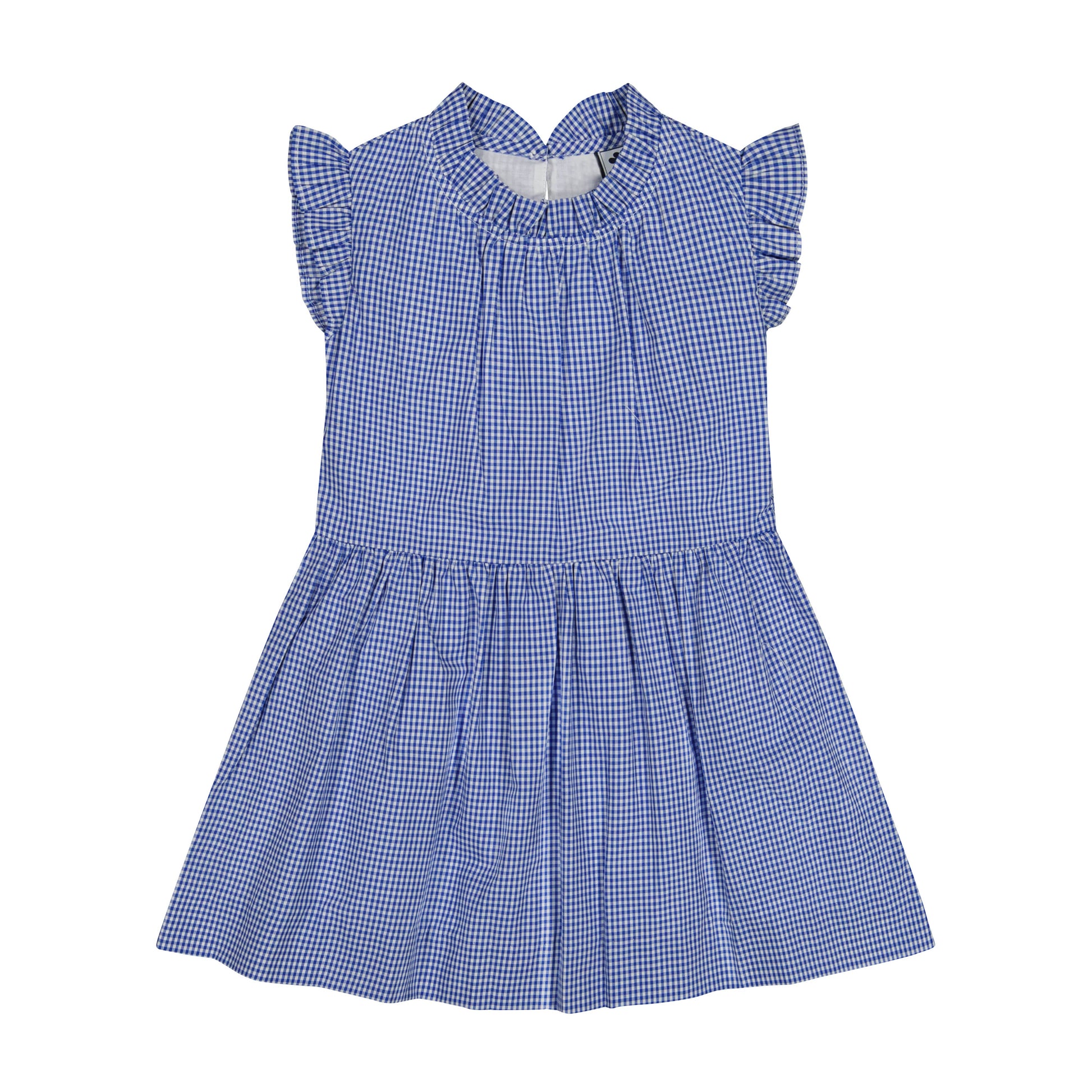 Kinsley Dropwaist Dress Mini Blue Check 5 Kinsley Dropwaist Dress Mini Blue Check 5