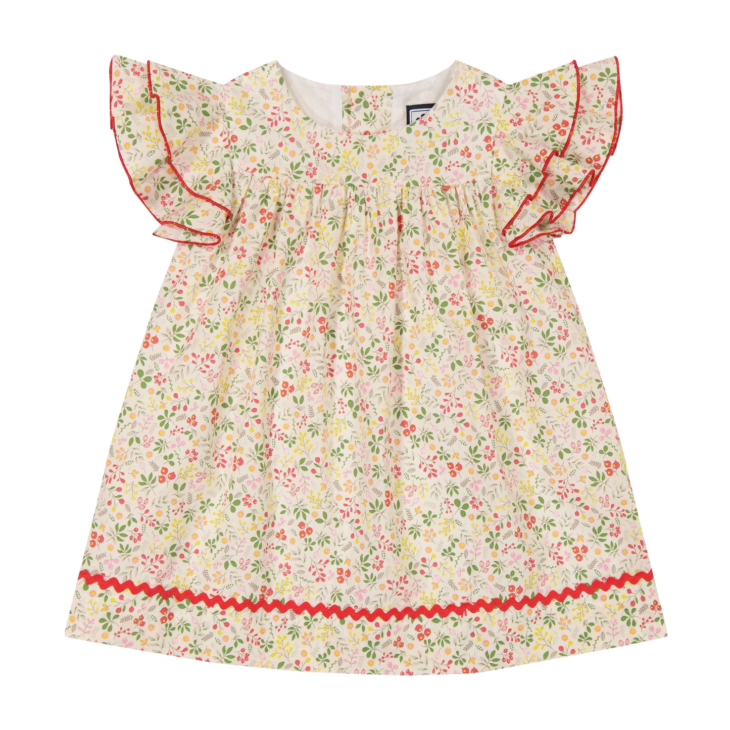 Maeve Ruffle Sleeve Baby Dress Flora