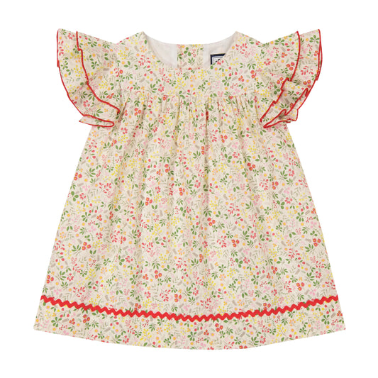 Maeve Ruffle Sleeve Baby Dress Flora