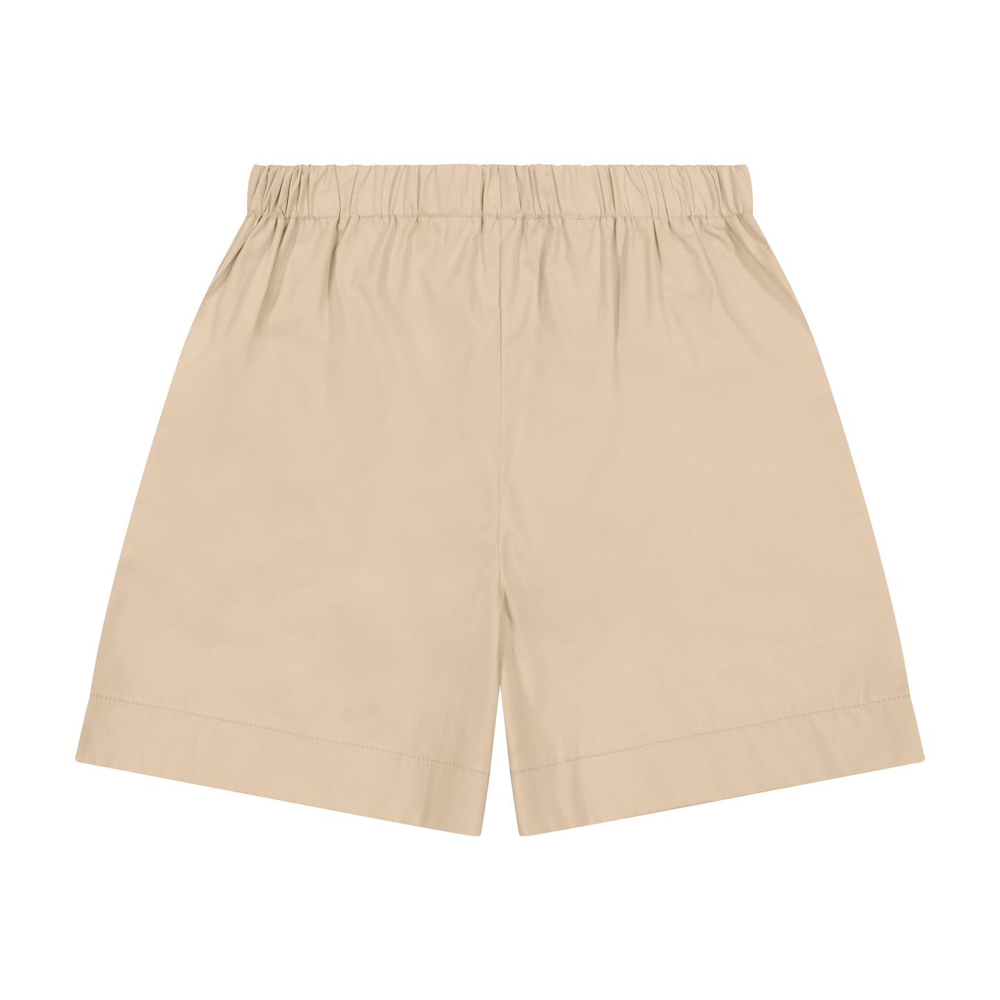 JD Pull-On Shorts Khaki Cotton Poplin