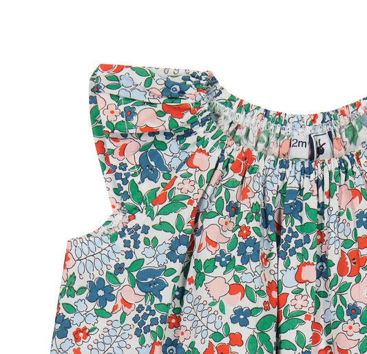 Amelia Romper Green Floral