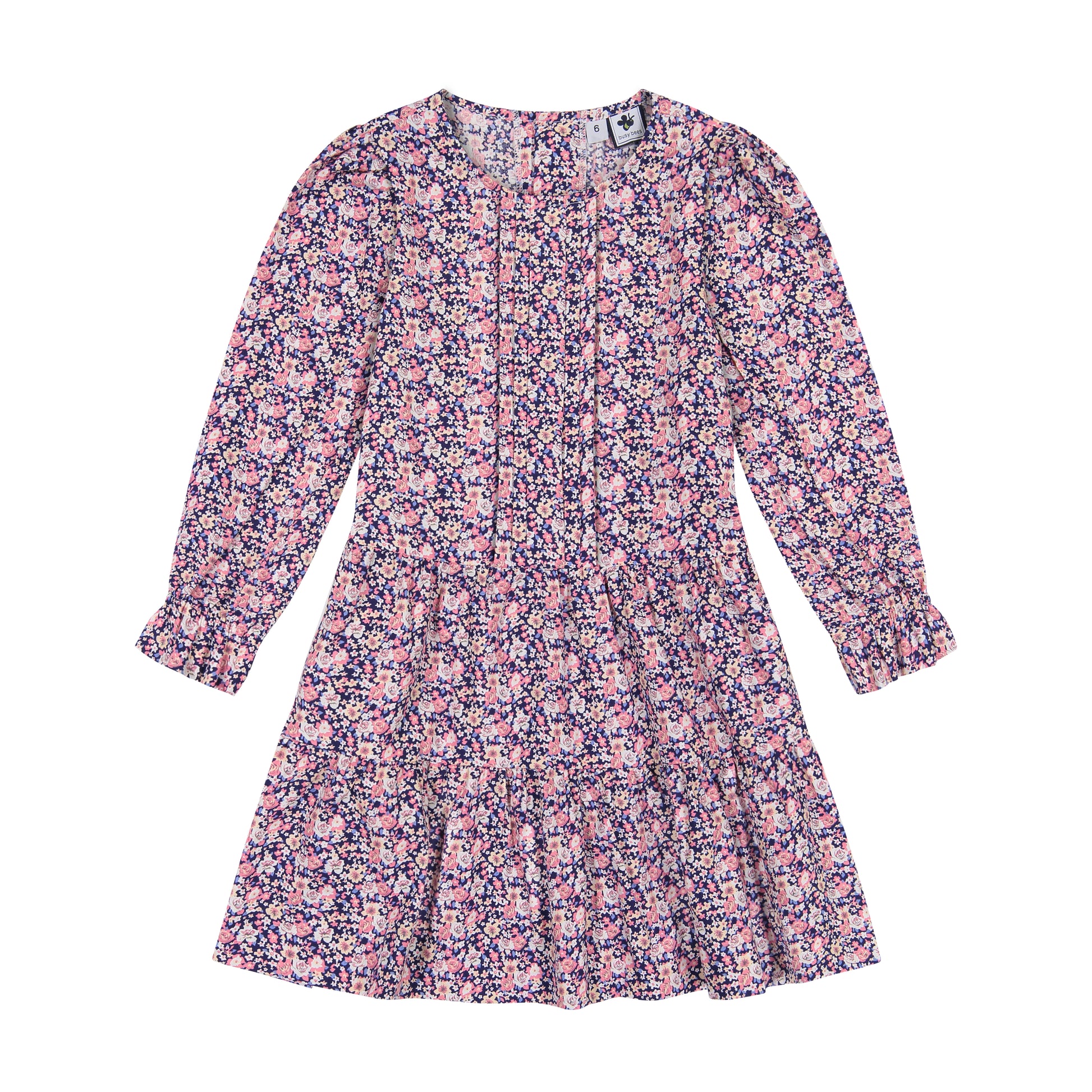 Poppy Girls Dropwaist Dress Mini Pink Navy Floral 10 Poppy Girls Dropwaist Dress Mini Pink Navy Floral 10
