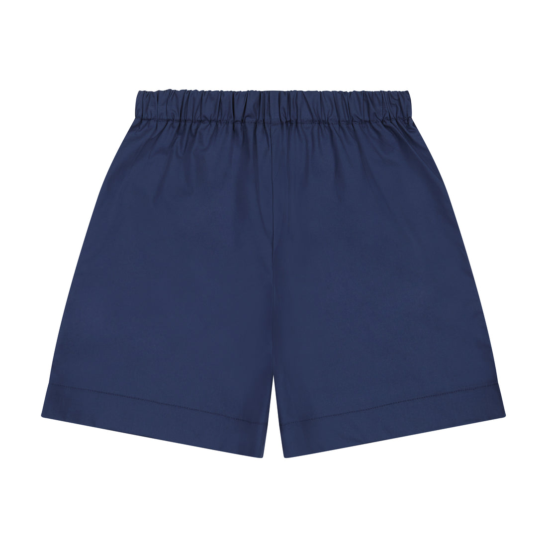 Navy Poplin shorts