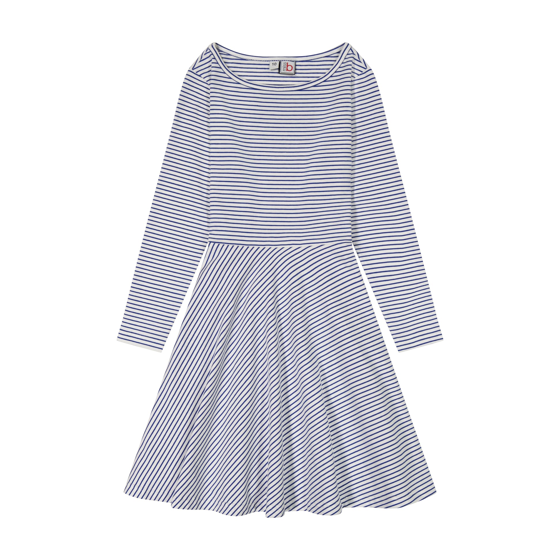 Helena Circle Skirt Dress Blue Stripe – Busy Bees