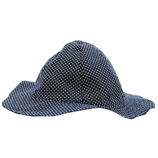 Baby Sun Hat Navy Stars
