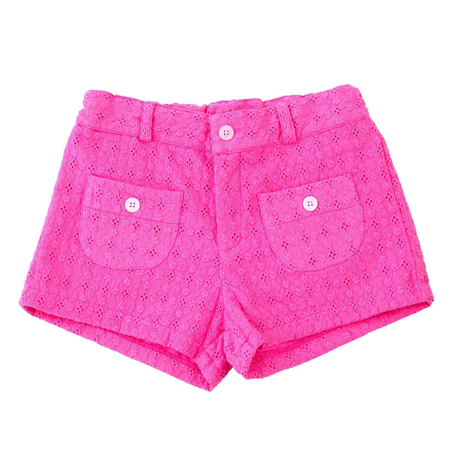 Miss Shannon Shorts Pink Eyelet